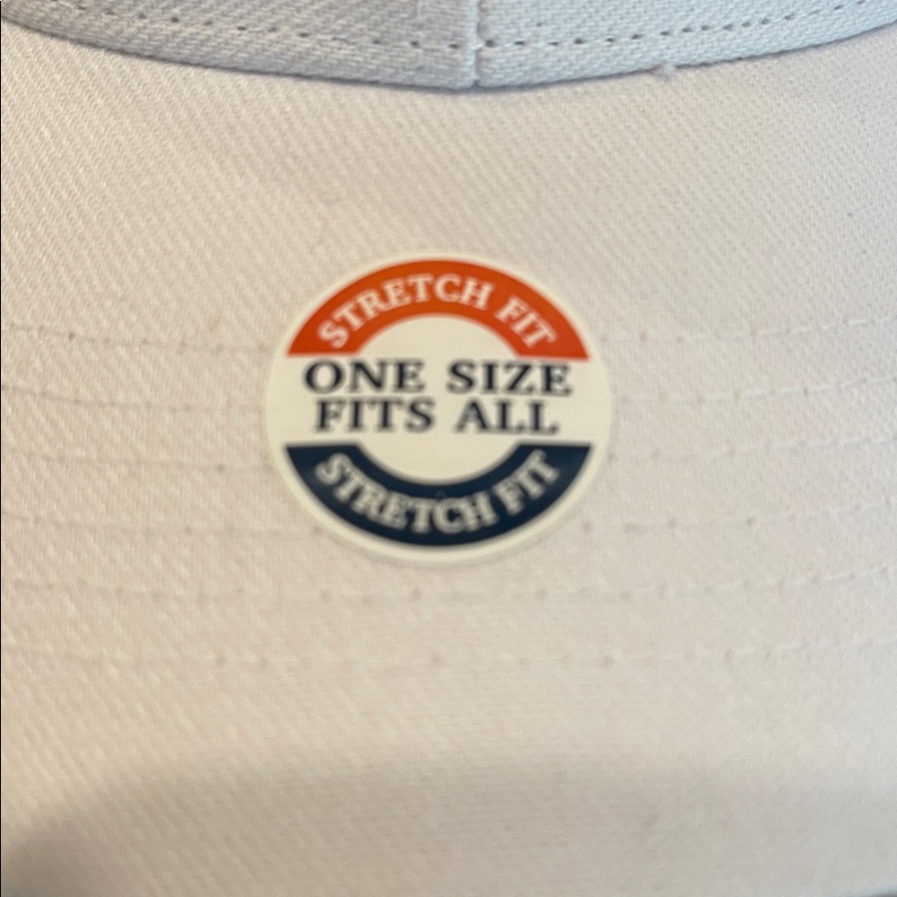 White Lacrosse Cap with Orange P Logo/Black stitching /NWT - Picture 3 of 10